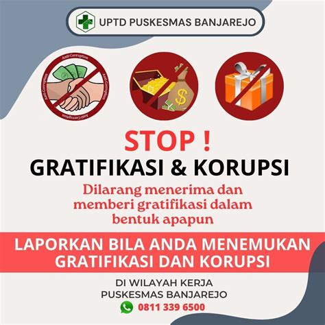 UPTD Puskesmas Banjarejo Menuju Zona Integritas Stop Gratifikasi Dan