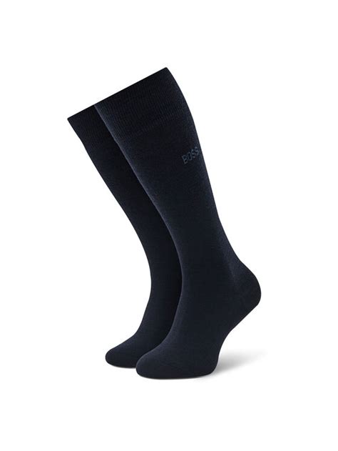 Boss Chaussettes Hautes Homme Wiliam Bleu Marine Modivo Fr