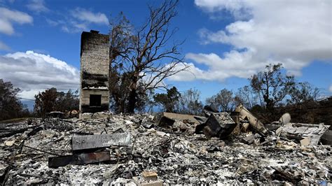 Maui Town Left In Ruins After Devastating Wildfires Cgtn