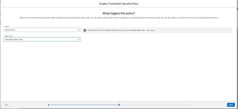 Use Apex In Transaction Security Policies Salesforce Trailhead