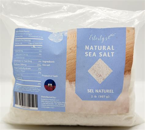 Esterly S Natural Course Grain Sea Salt Sel Naturel Esterly S