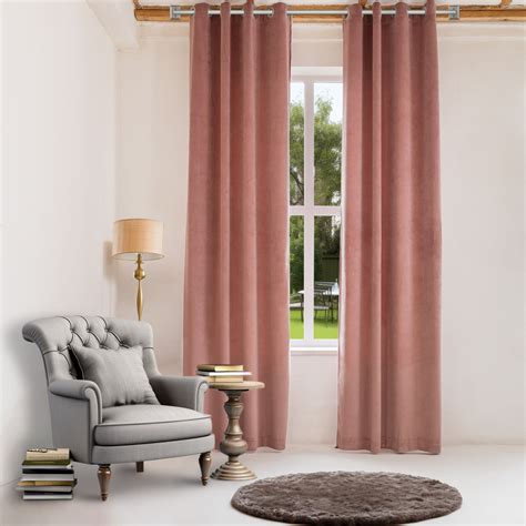 Pink Velvet Curtains - Crushed & Blackout Velvet Curtains