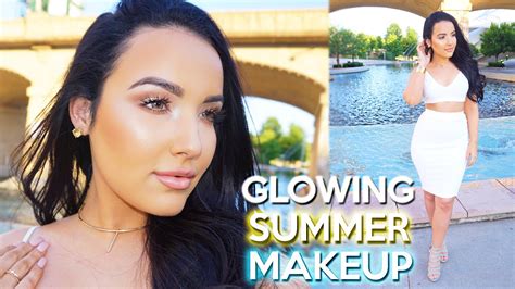 Glowing Summer Makeup Tutorial My Go To Look ♡ Youtube