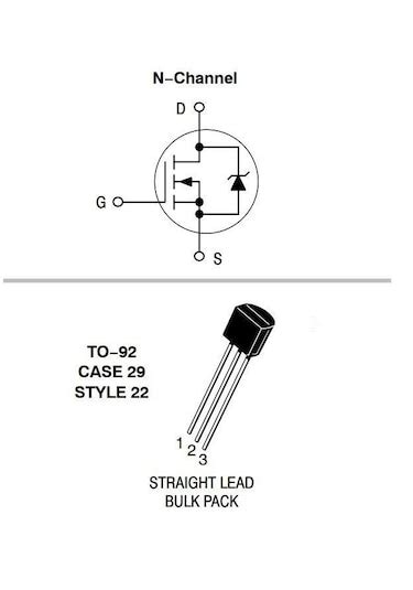 2N7000 MOSFET Pinout #akexperiment #electronic #pinout, 52% OFF