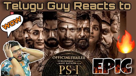 Telugu Guys Reacts To Ps Ponniyin Selvan Tamil Telugu Trailer