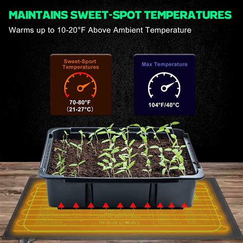 Seedling Heat Mat Plant Heating Pad Germination Seed Cloning Warm Temperature Oz Ebay