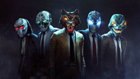 Payday 2 All Dlc Masks Youtube