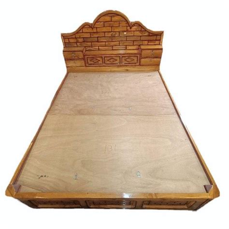 Polished Teak Wooden Single Bed With Storage At Rs 35500 In Motipur Id 2852447491555