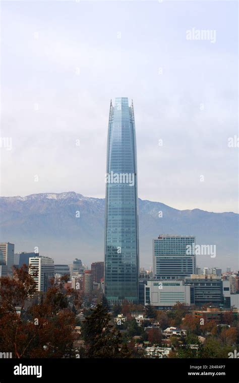 Business Buildings Providencia Santiago Chile Stock Photo Alamy