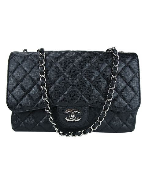 Bolsa Chanel Classic Flap Caviar Original Lv Etiqueta Nica