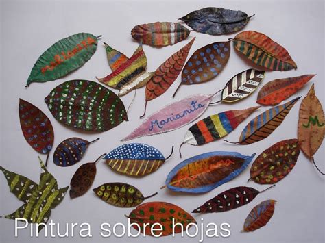 Cómo Pintar Sobre Hojas Secas De árboles Hojas Pintadas Manualidades