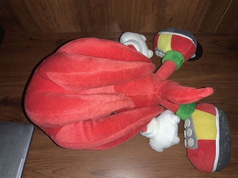 RARE SONIC ADVENTURE KNUCKLES JUMBO PLUSH JAPANESE IMPORT EBay