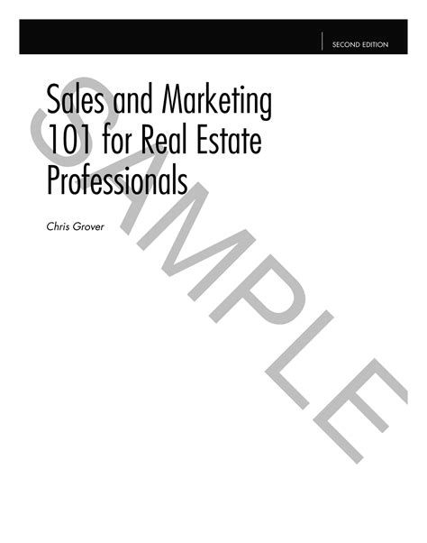 Real Estate Sales And Marketing Plan Templates At