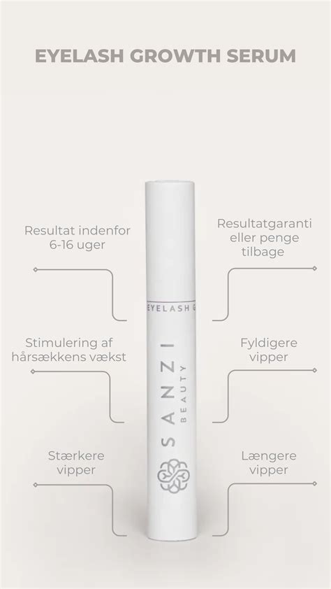 Eyelash Growth Serum 5 Ml Sanzi Beauty Skin Stories Cph