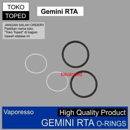 Jual Gemini Rta Replacement O Ring Set Silicon Seal Karet Oring Di