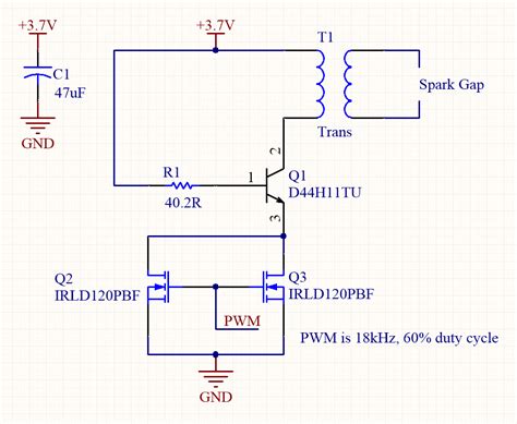 Electric Lighter Circuit Diagram