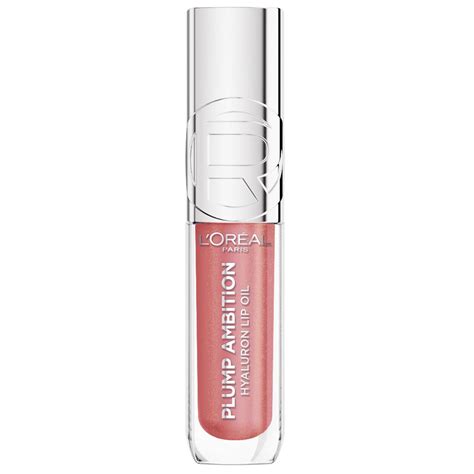 L Oreal Paris Plump Ambition Hyaluron Lip Oil 24HR Care Hyaluronic Acid Nude Macaron 0 16 Fl