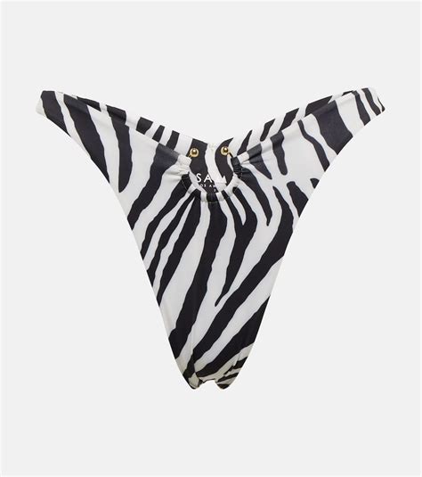 Same Pierced Bikini Bottoms In Zebra ModeSens