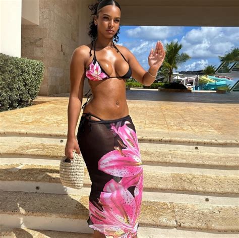 Step Into Summer With Our Flower Print Bikini Set With Skirt