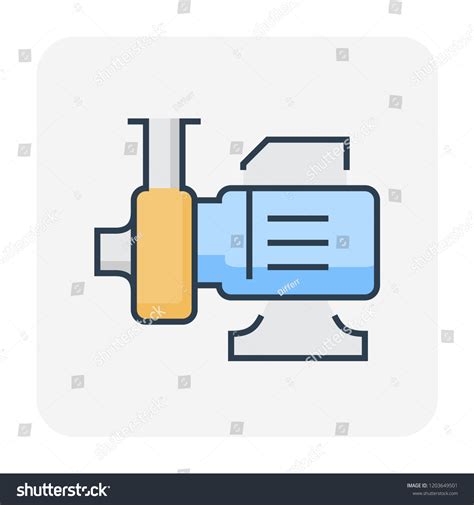 Centrifugal Pump Vector Icon Powered By Stock Vector Royalty Free