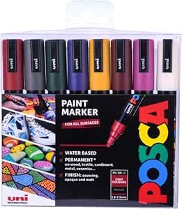 Posca Pc M Water Based Permanent Marker Paint Pens Premium Medium Tip