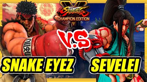 Sfv Ce Snake Eyez Kage Vs Sevelei Necalli Ranked Set Street