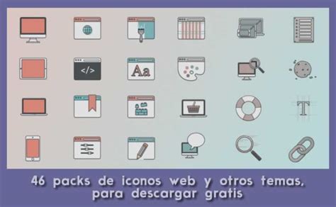 46 Packs De Iconos Web Y Otros Temas Para Descargar Gratis Recursos