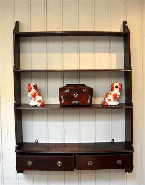 Regency Mahogany Wall Shelves Antiques Atlas