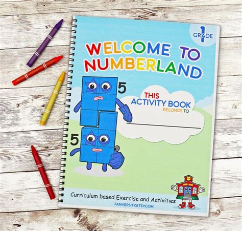 Numberblocks Activity Book For St Grade Curriculum Based Exercise And