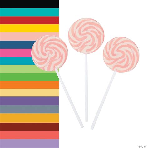 Swirl Lollipops 24 Pc Oriental Trading