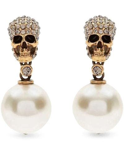 Metallic Alexander Mcqueen Earrings And Ear Cuffs For Women Lyst