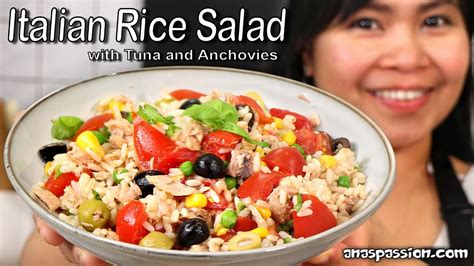 Italian Cold Rice Salad Insalata Di Riso Rice Salad With Tuna And