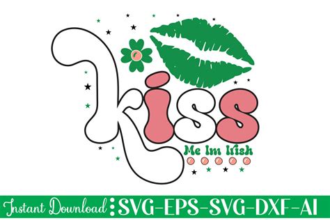 Kiss Me Im Irish Graphic By Gatewaydesign · Creative Fabrica