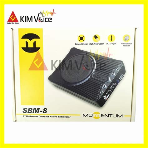 Jual Subwoofer Kolong Aktif Momentum Sbm Inch With Bass Control Sub