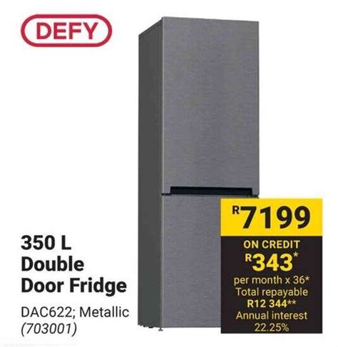 Defy L Double Door Fridge Offer At Builders Warehouse