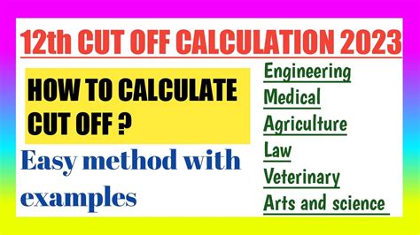 12th Cut Off Calculation 2023 How To Calculate Cut Off Cut Off