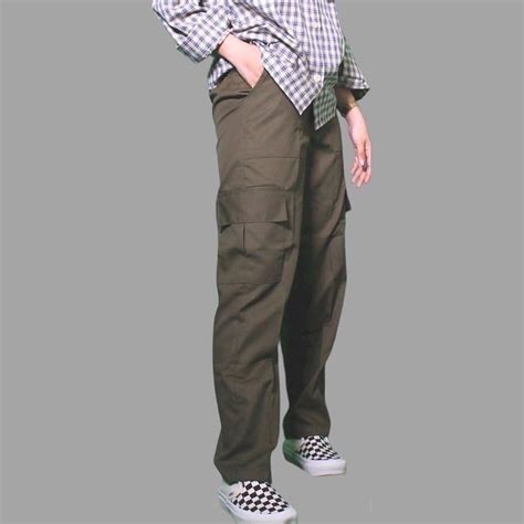 Jual Celana Cargo Chino Pants Army Stacie Pocket M Xxxxl Big Size