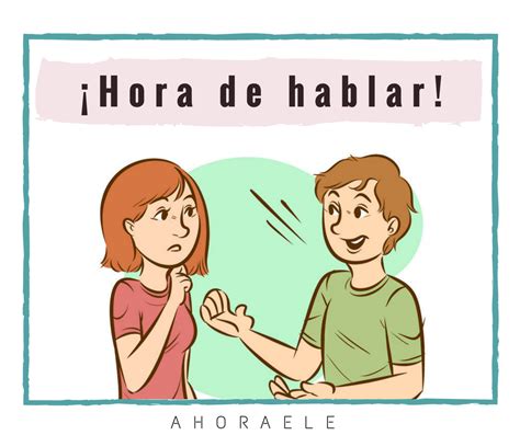 ¡hora De Hablar Hablar Conversaciones Conversacion En Español