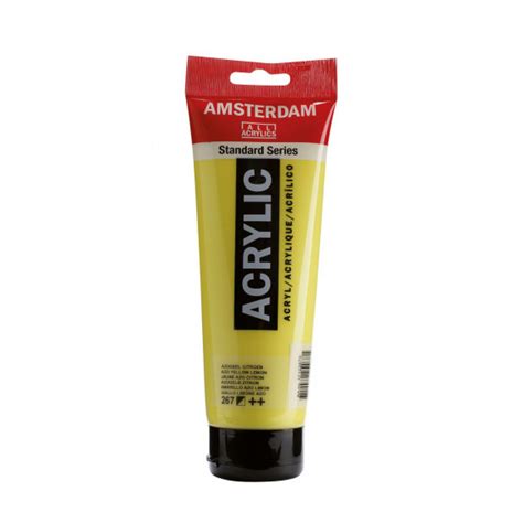 Talens Amsterdam Standard Acrylic Paint 120ml Azo Yellow Lemon 267