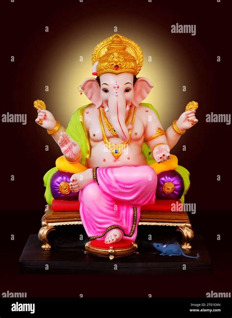 Lord Ganpati colourful background for Ganesh Chaturthi festival, Happy ...