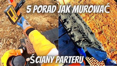 5 porad jak murować ściany parteru Murowanie Wienerberger Porotherm P