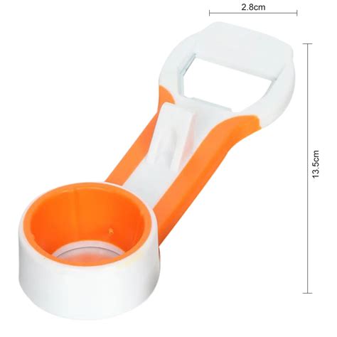 Tire Bouchon Orange Ouvre Bouteille En Plastique Ouvre Bocal Portable