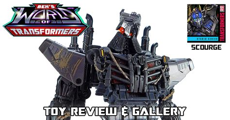 "Studio Series" Leader Class Scourge Toy Review | Ben's World of ...