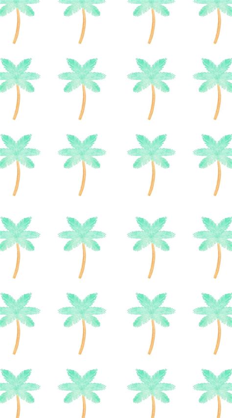 Palm Tree Pattern Wallpaper