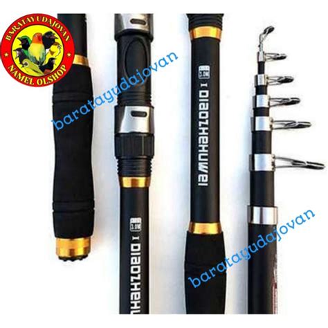 Jual Joran Pancing Portable Carbon Fiber Telescopic M Shopee Indonesia