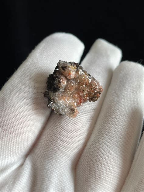 Red Calcite Crystal Cluster Very Rare Santa Eulalia Durango Mexico Etsy