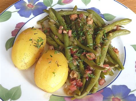 Gr Ne Bohnen Mit Speck Von Fergne Chefkoch