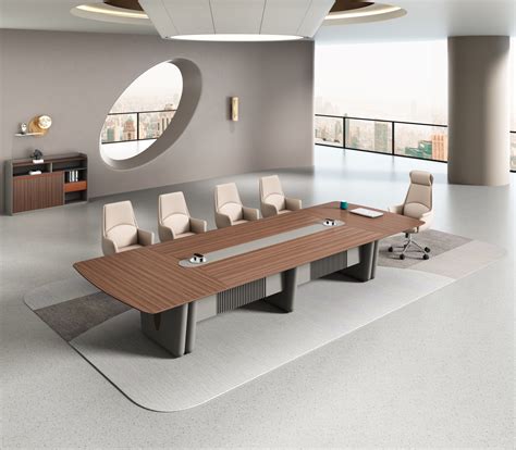 Luxury Large Office Meeting Table Modern Wooden Modular Office ...