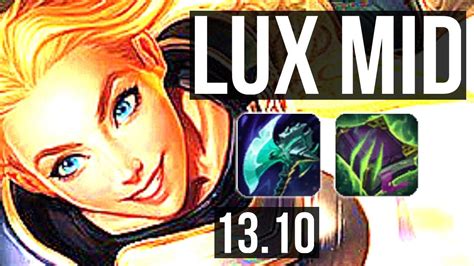 Lux Vs Syndra Mid 4 2m Mastery 7 Solo Kills 800 Games 11 4 9