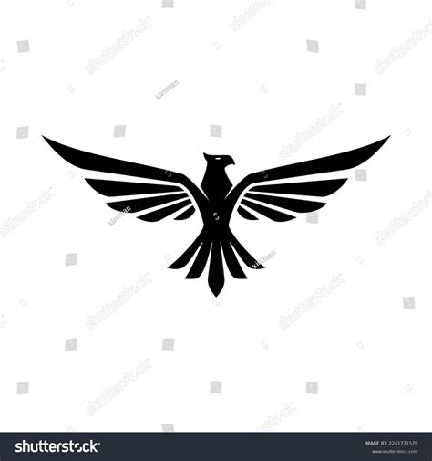 Black Eagle Logo Vector Image Stock Vector (Royalty Free) 2241771579 ...